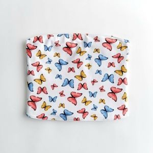 Hollister Got to have it Tube Top butterflies 🦋 XS